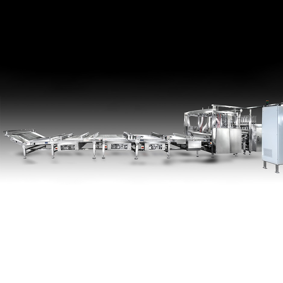 Paper Cup Loading & Tin Loading System for Cookies